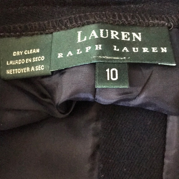 Lauren Ralph Lauren Navy Wool Pants - Picture 4 of 6